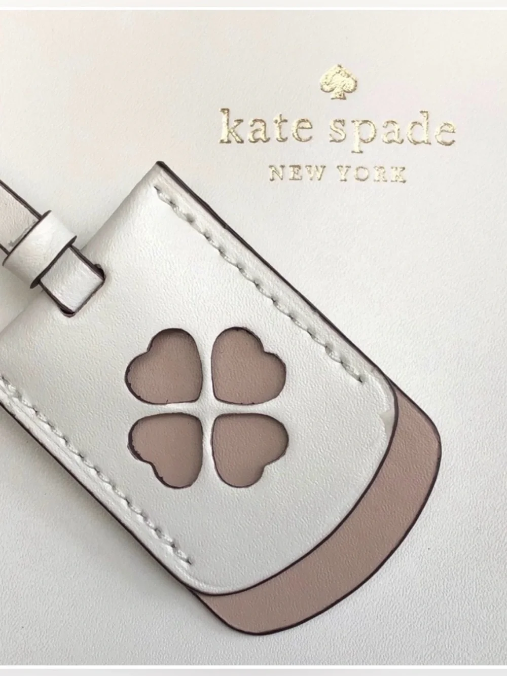 Kate Spade of New York Schuyler Tote white / tan EUC